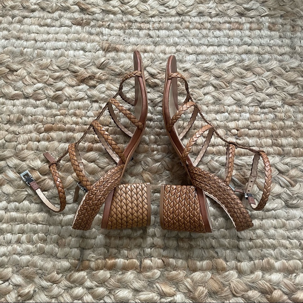 SCHUTZ Block Heel Sandals